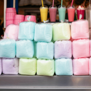bagging cotton candy