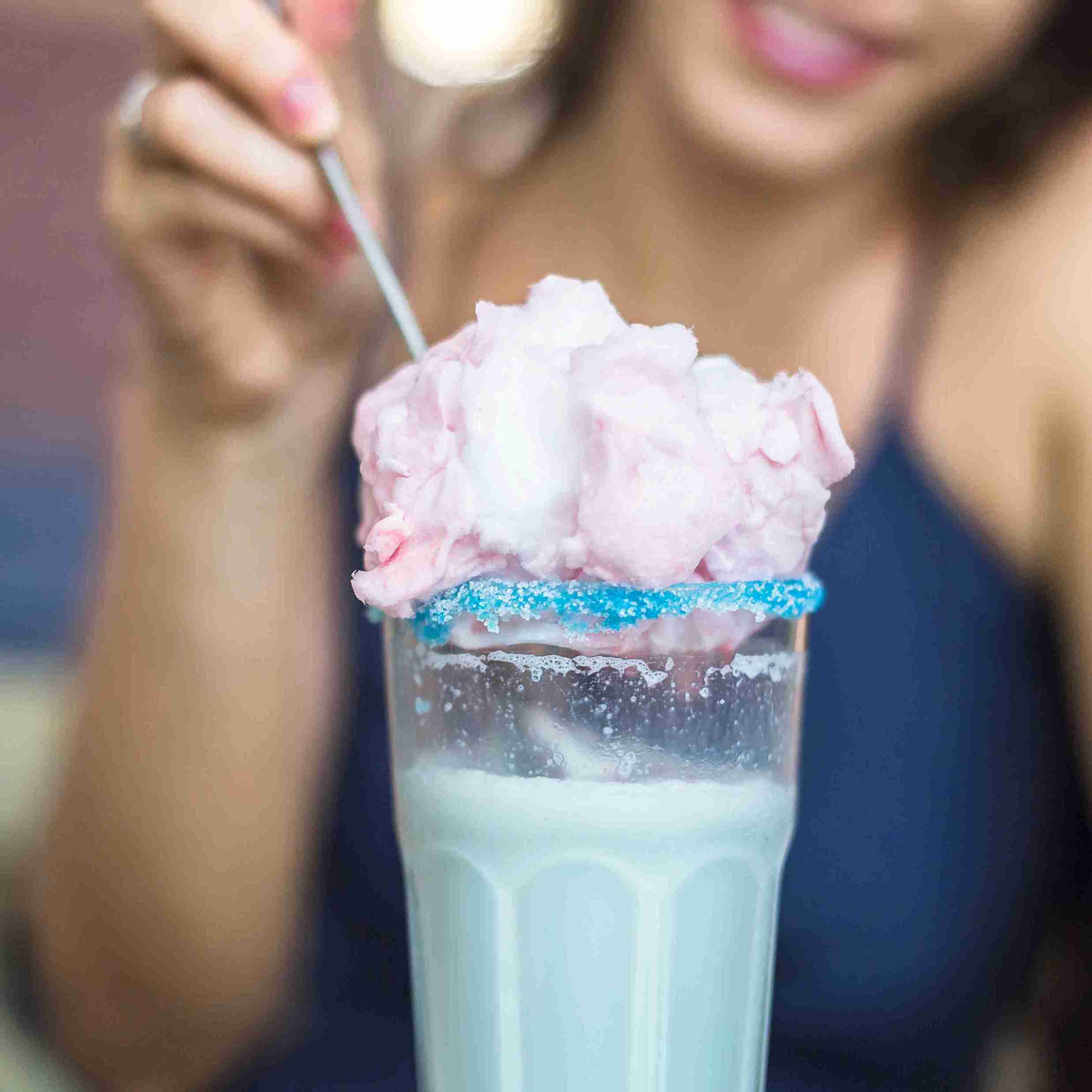 cotton candy mocktail