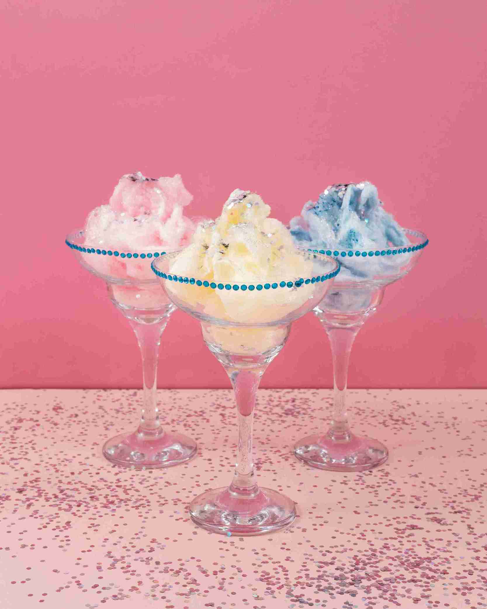 Cotton candy drink with sprite