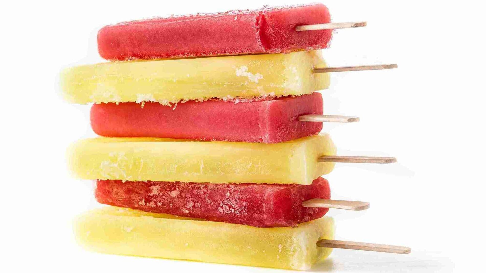 4 homemade popsicle