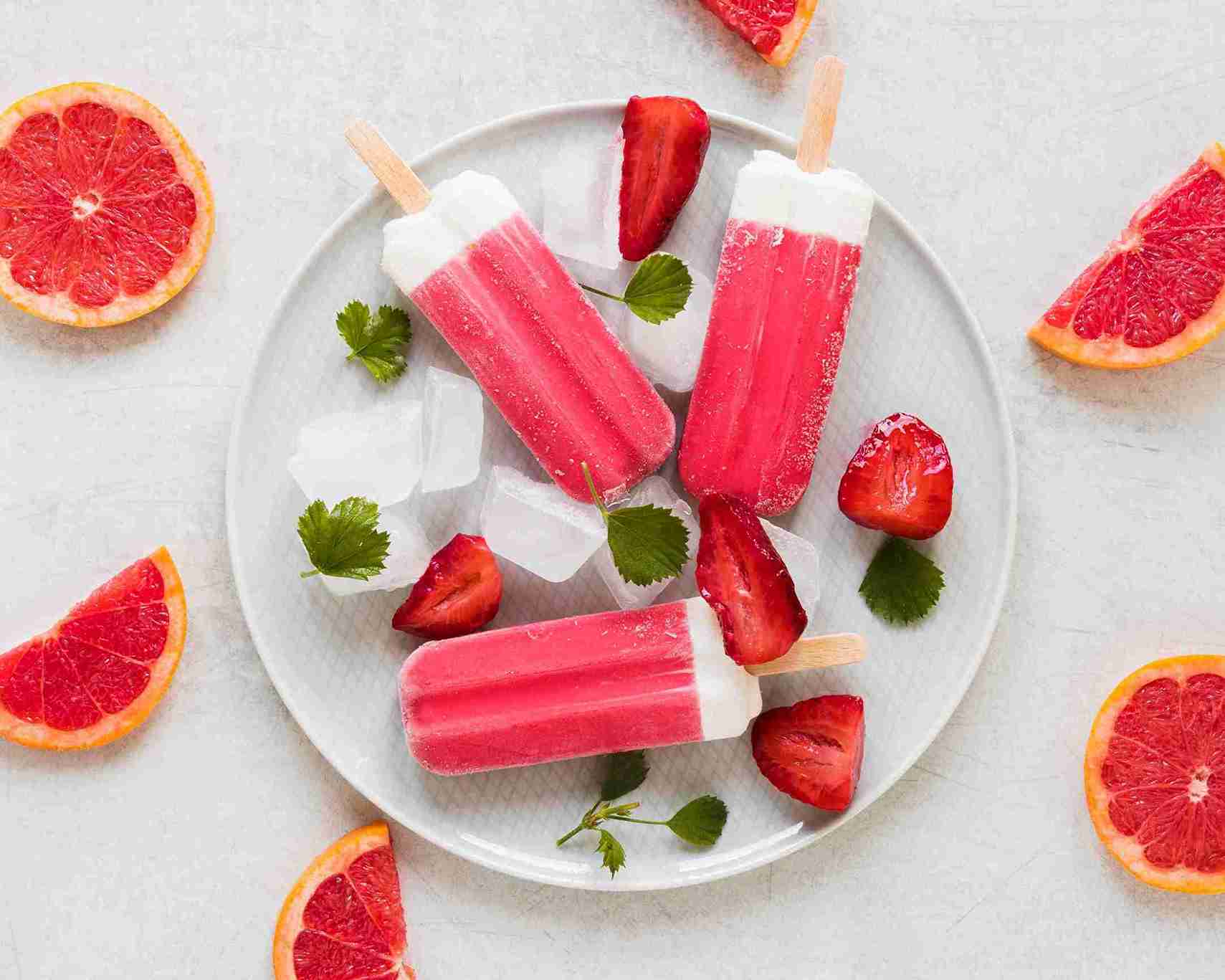 3 popsicle in plate for recipes